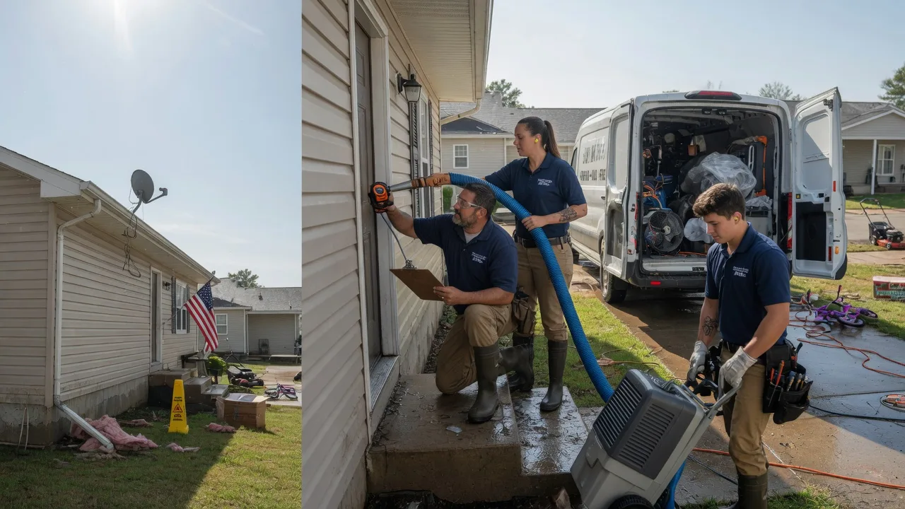 Ceiling Water Damage Restoration in Bowlegs, OK near me